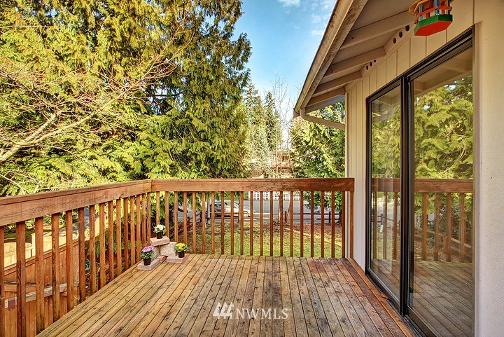 2905 165th Place Southeast Bothell, WA 98012 - Photo 17 of 18 a view of balcony with wooden floor