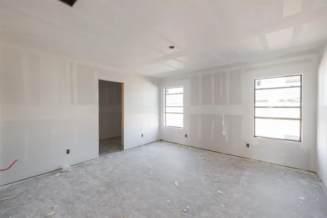 a view of an empty room