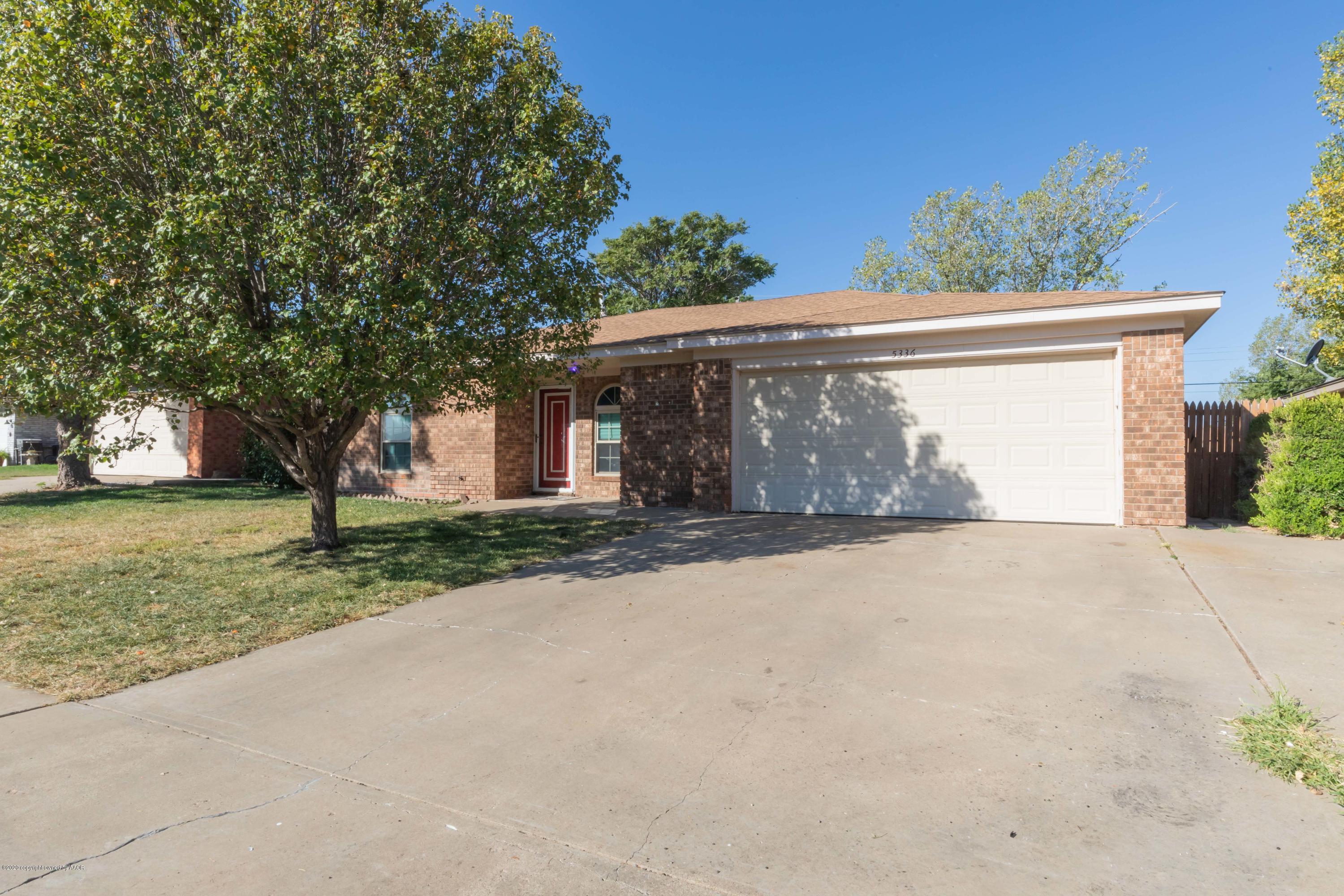 5336 Whitney Lane Amarillo, TX 79110 - Photo 2 of 38 FRONT VIEW 2
