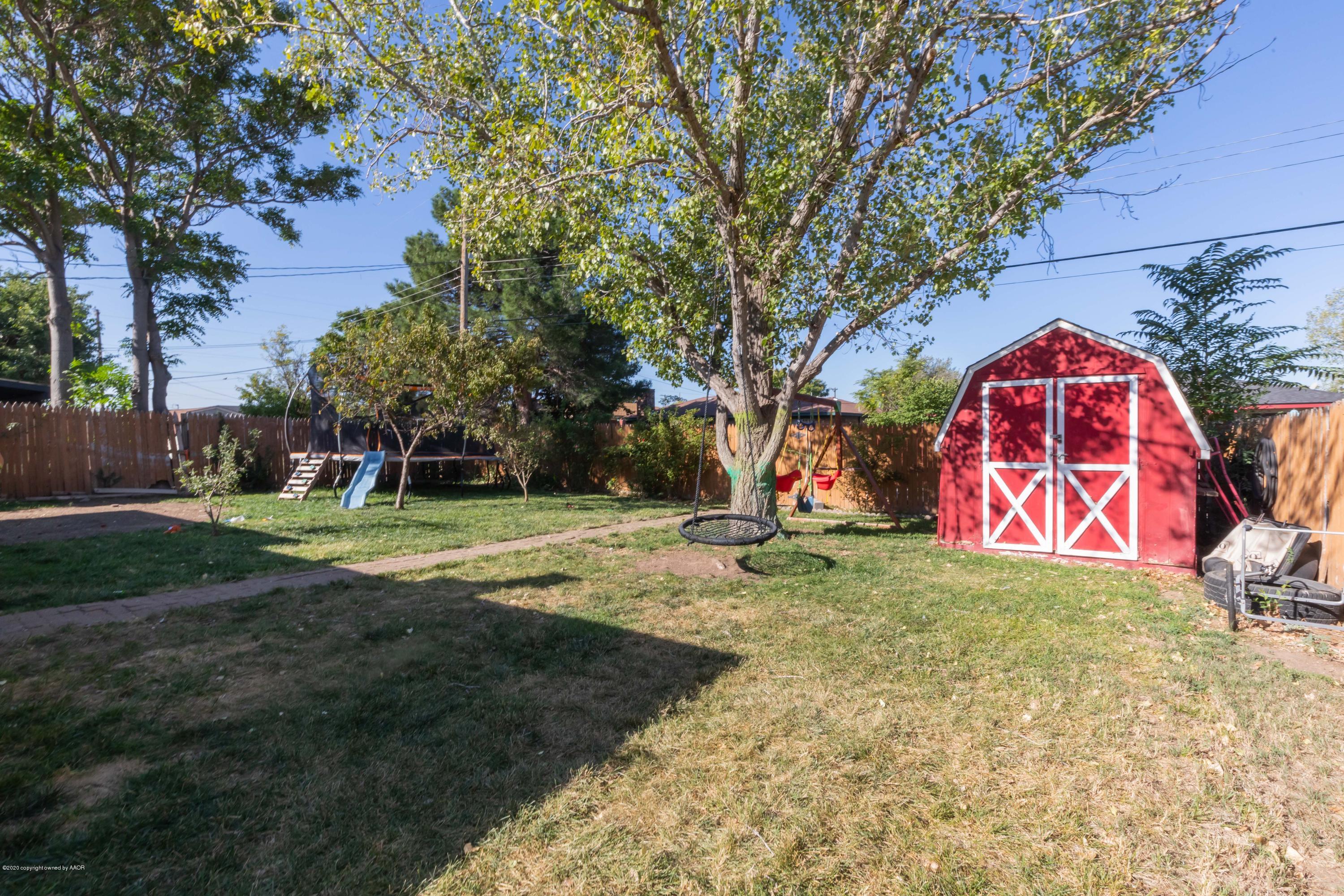 5336 Whitney Lane Amarillo, TX 79110 - Photo 36 of 38 BACKYARD VIEW 1