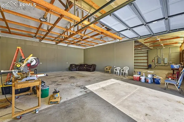a view of a room with a wooden stairs