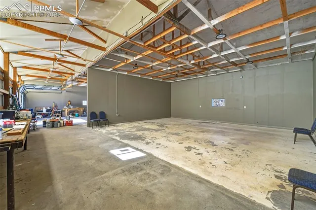 a house with trees in front of it