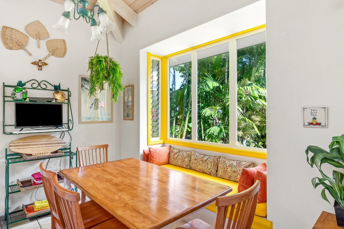 3791 Punahele Road Princeville, HI 96722 - Photo 6 of 30 a view of a dining room with furniture window and outside view