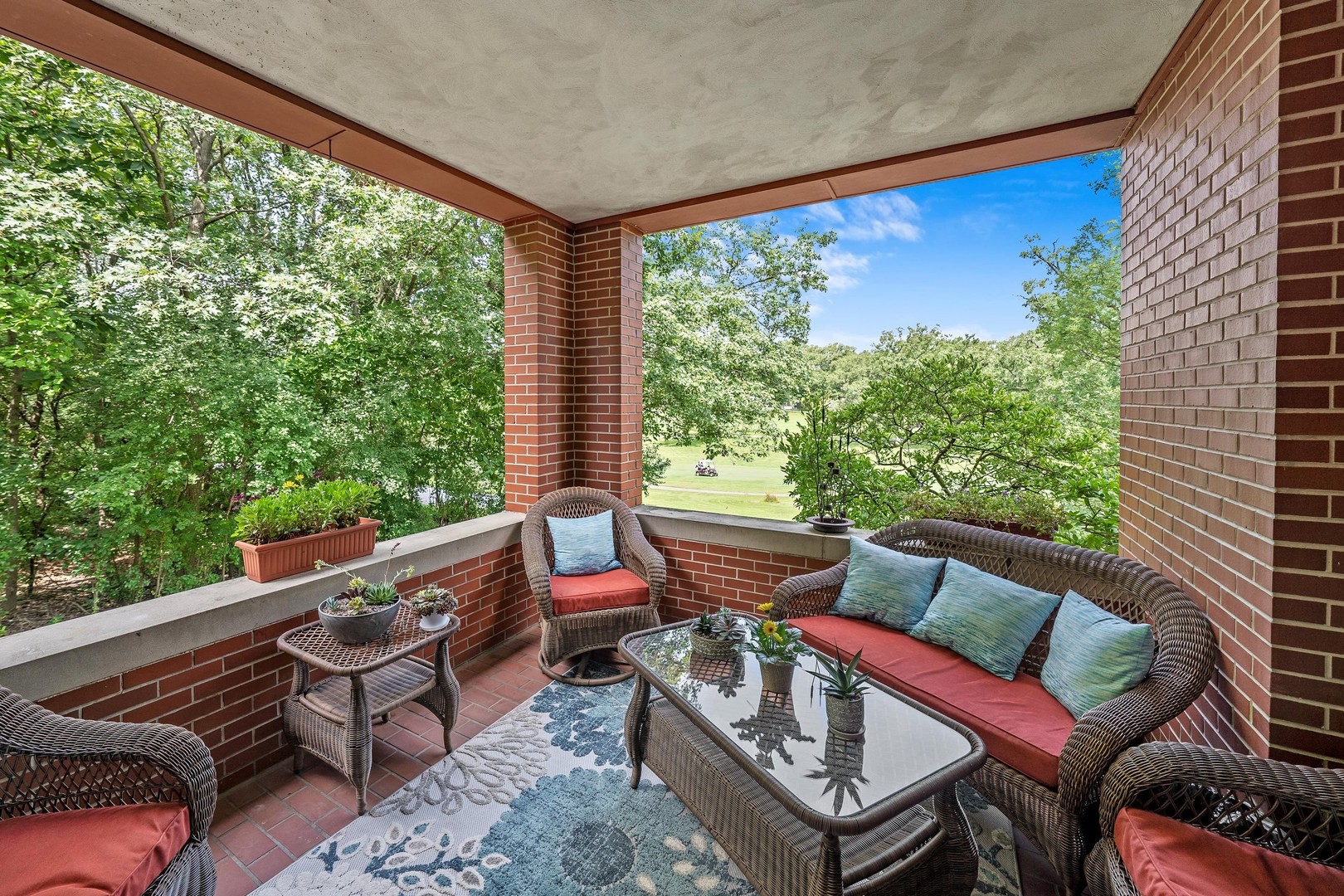 720 Rosedale Terrace Crete, IL 60417 - Photo 4 of 29 a view of a two chairs in the balcony