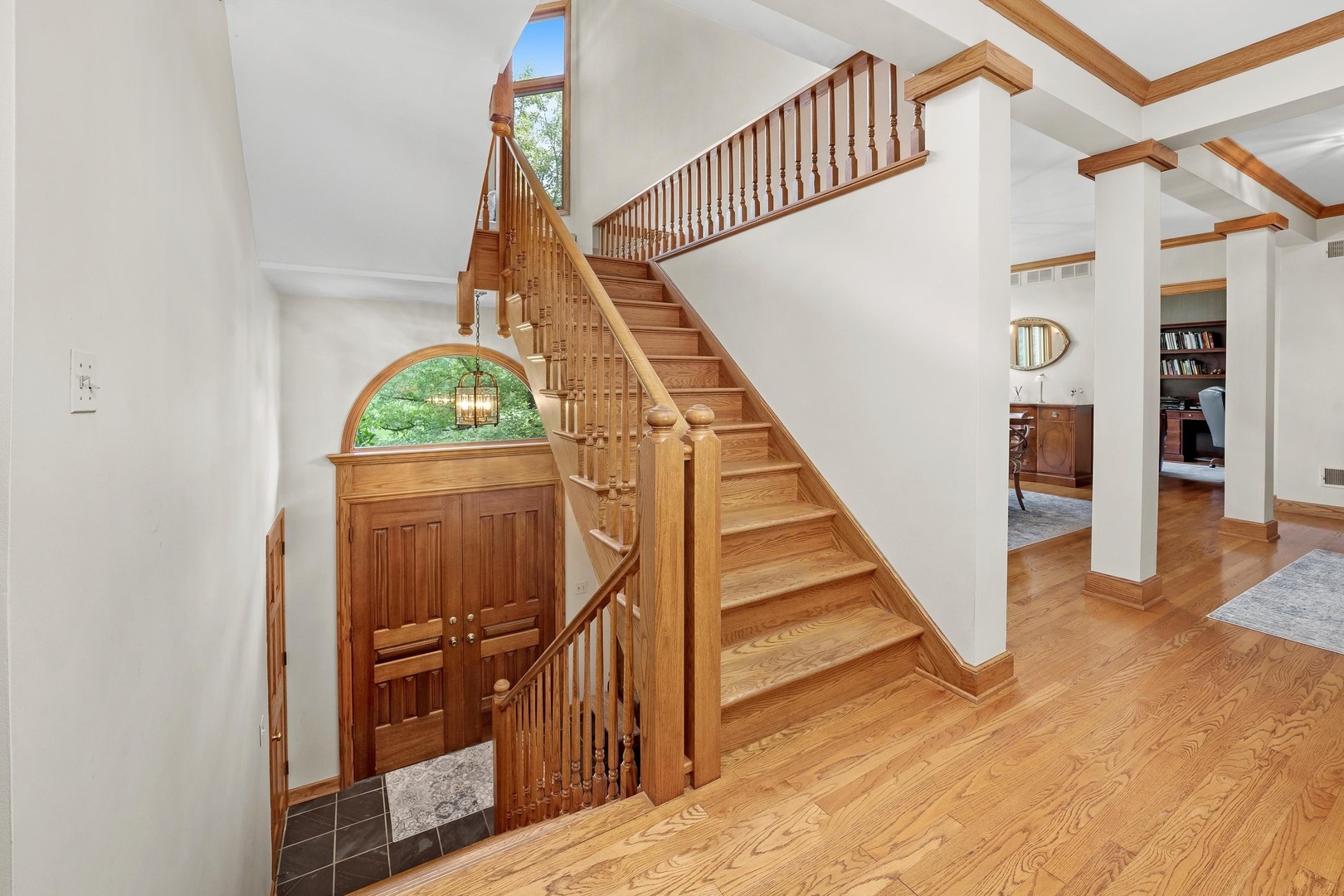 720 Rosedale Terrace Crete, IL 60417 - Photo 5 of 29 a view of entryway and hall with wooden floor