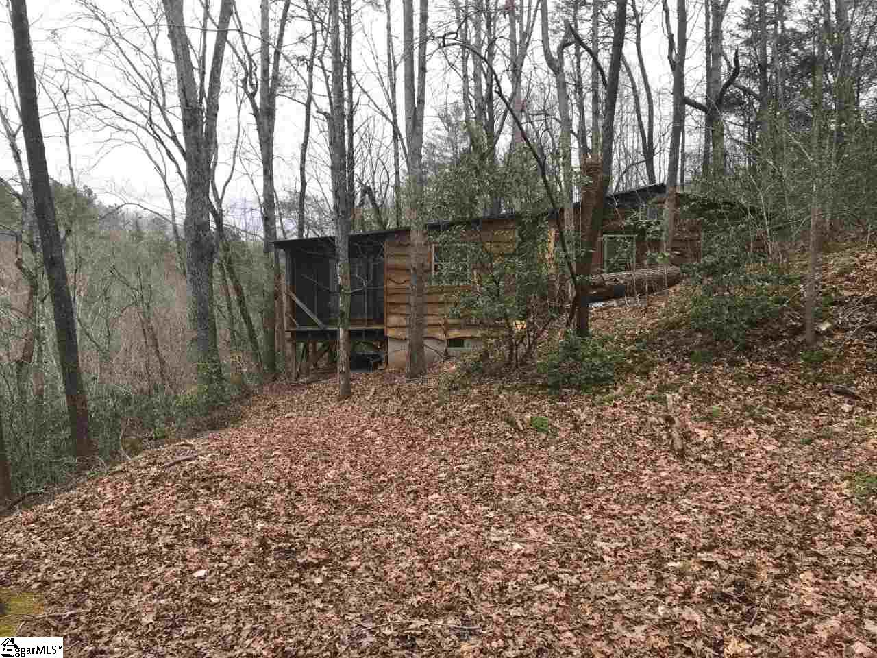 524 Silver Shoals Road Marietta, SC 29661 - Photo 5 of 8 Old cabin on site is not livable, but offers a great building site.