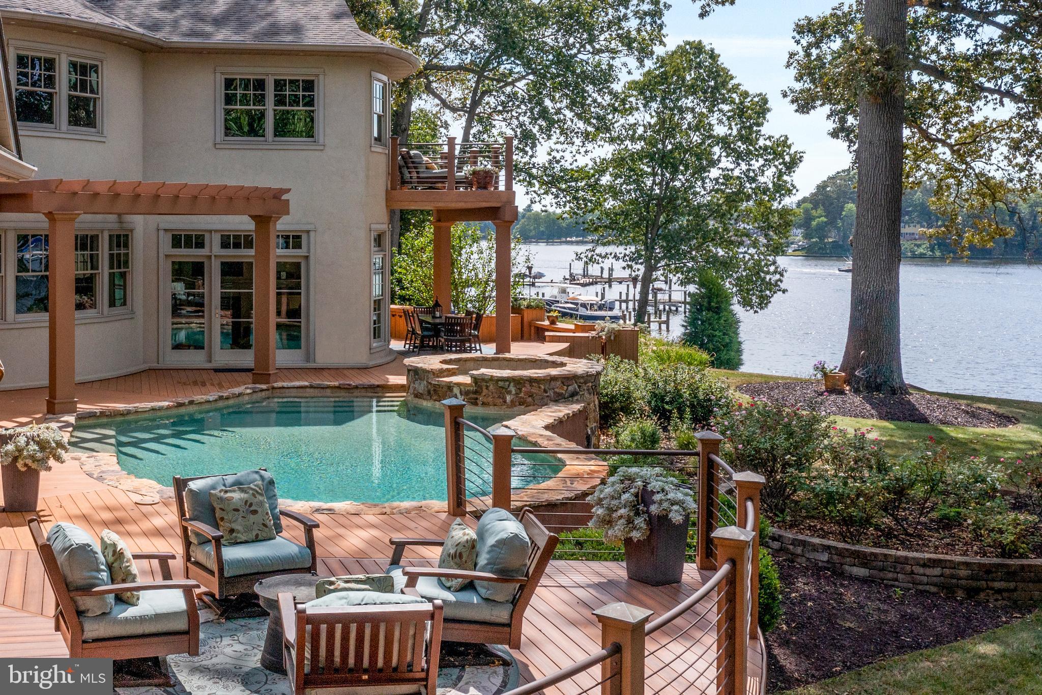 1848 Milvale Road Annapolis, MD 21409 - Photo 42 of 50 Amazing 180 degree views, Salt water pool, 8 MLW