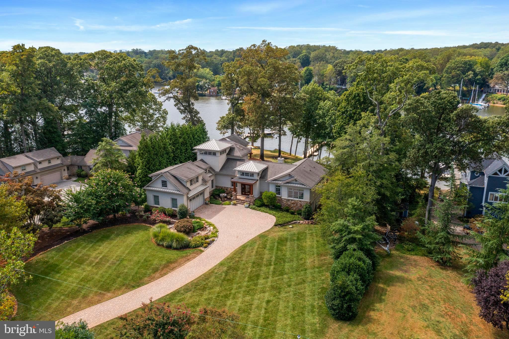 1848 Milvale Road Annapolis, MD 21409 - Photo 47 of 50 1 acre Waterfront with Beautiful Landscaping