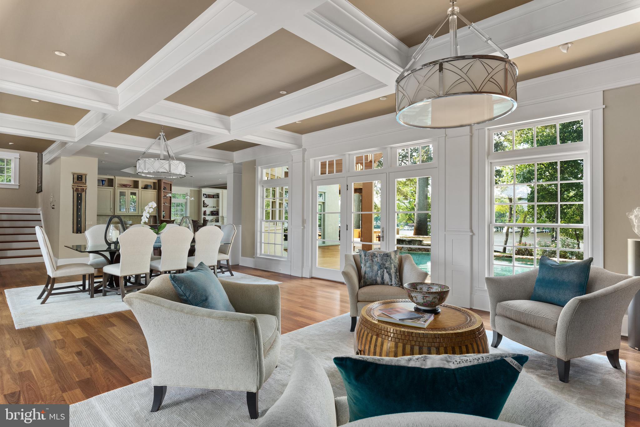 1848 Milvale Road Annapolis, MD 21409 - Photo 8 of 50 Coffered Ceilings Accentuate Main Level
