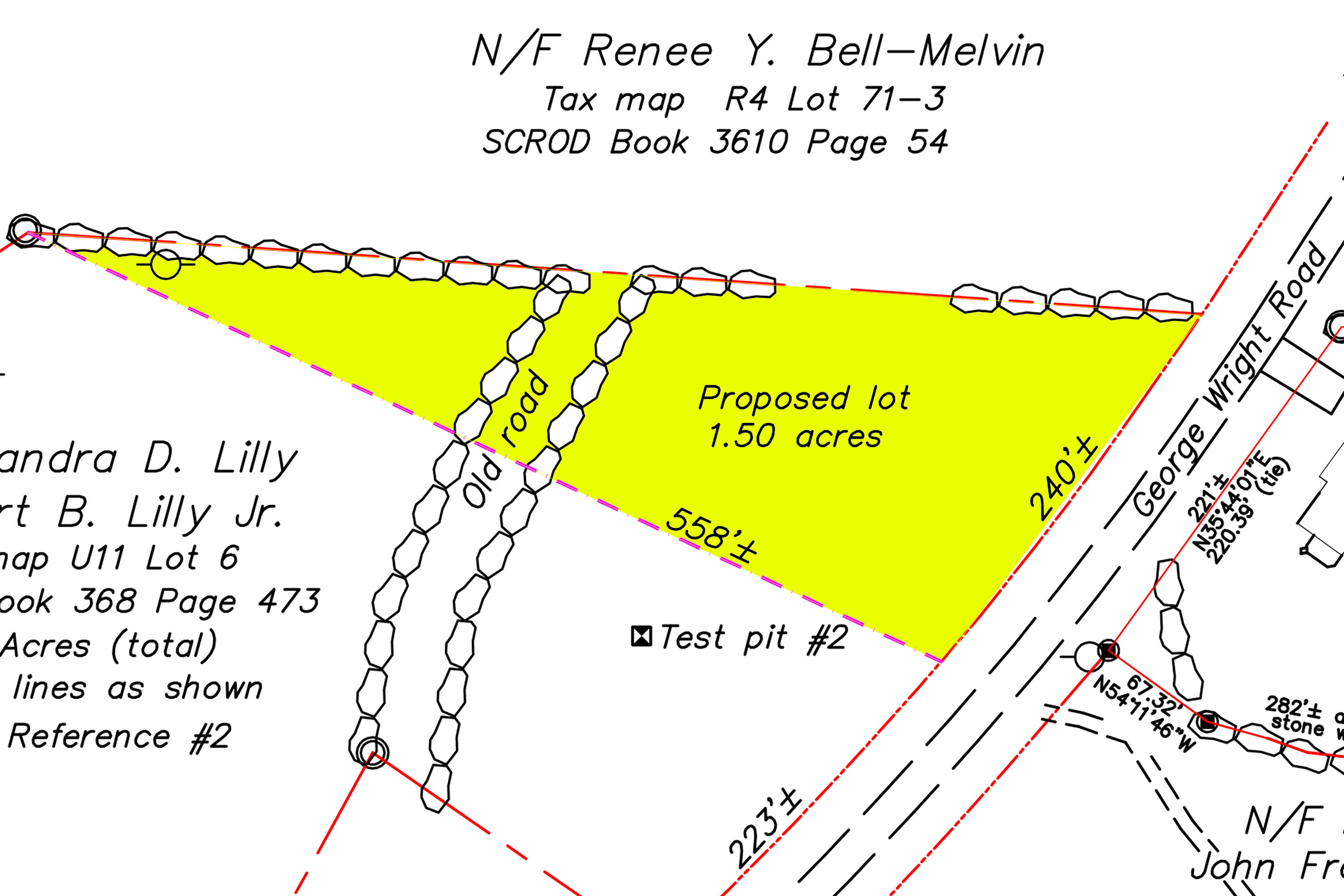 340 George Wright Road Woolwich, ME 04579 - Photo 4 of 4 Highlighted Survey