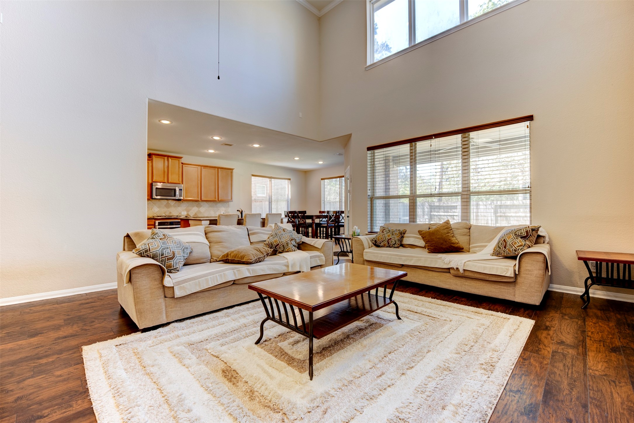 5002 Sawmill Terrace Lane Spring, TX 77389 - Photo 15 of 41 Living Room with beautiful, huge windows allowing plenty of natural light.