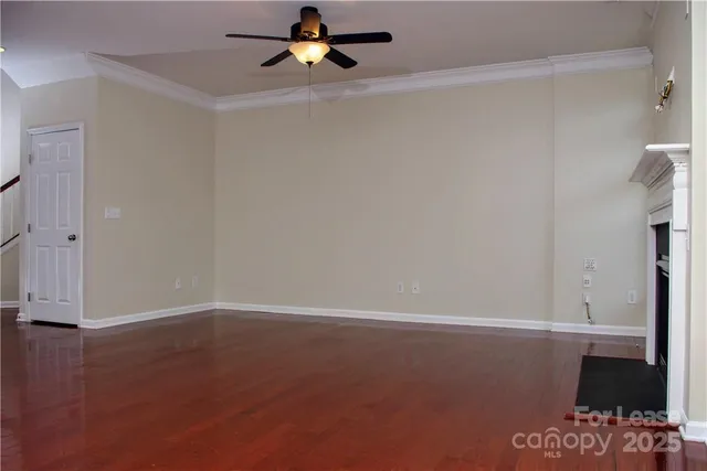 wooden floor in an empty room