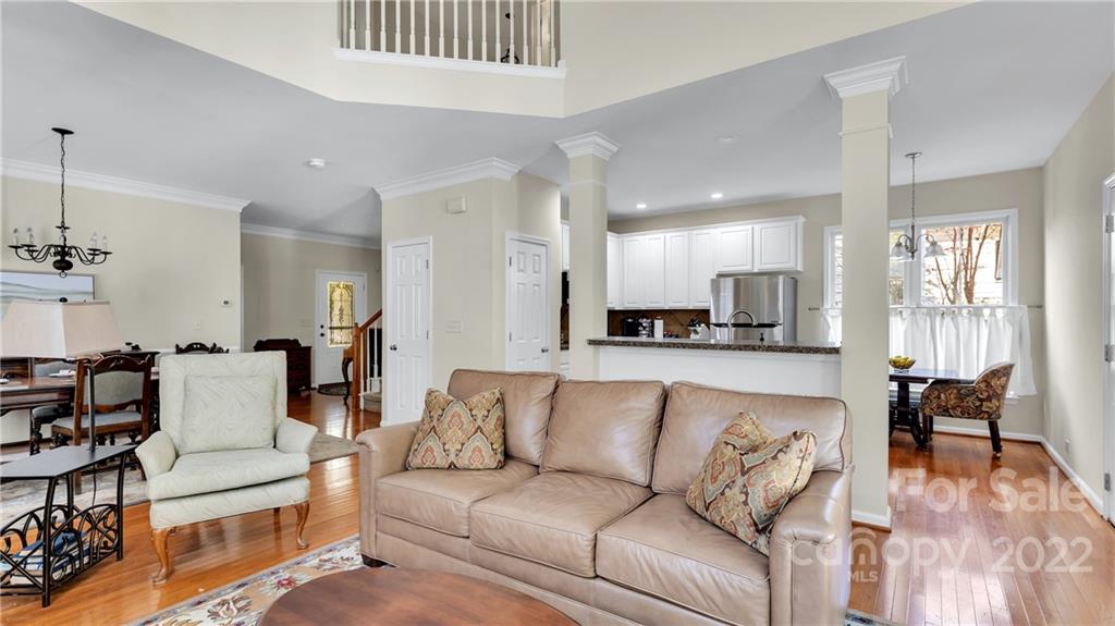 3221 Fifth Baxter Crossing Fort Mill, SC 29708 - Photo 12 of 30 a living room with furniture and kitchen view