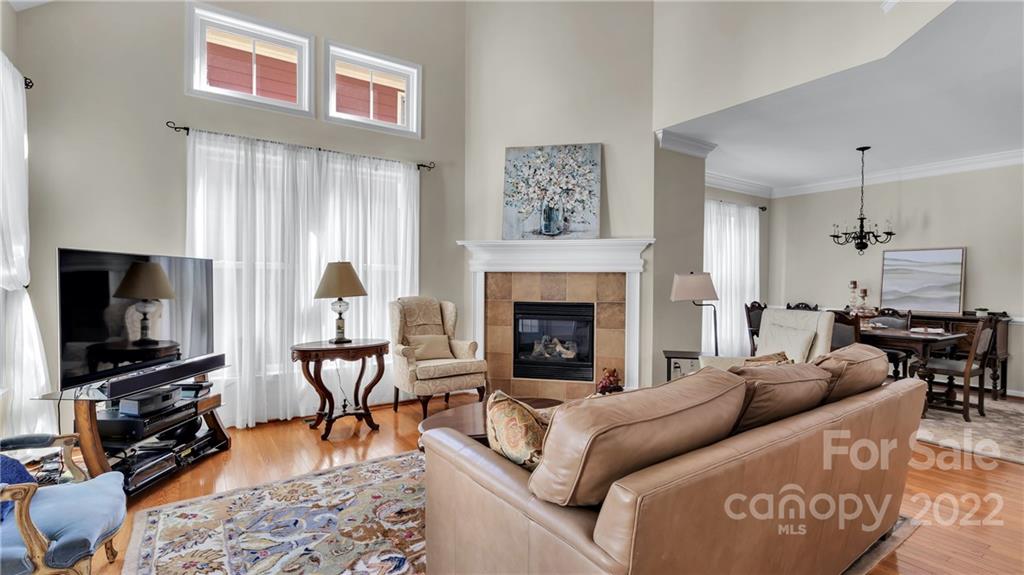 3221 Fifth Baxter Crossing Fort Mill, SC 29708 - Photo 10 of 30 a living room with furniture and a flat screen tv