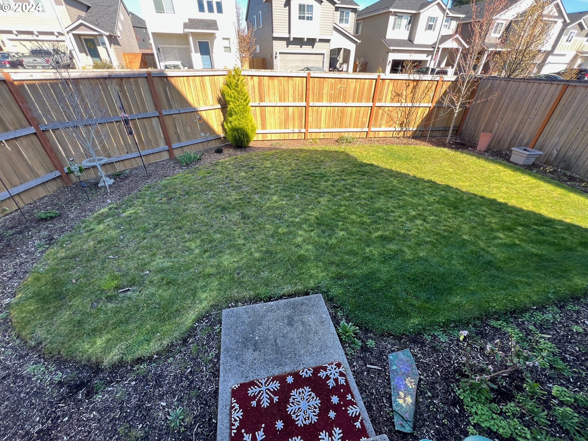 2044 South Chukar Drive Ridgefield, WA 98642 - Photo 14 of 16 a view of backyard with deck and seating area