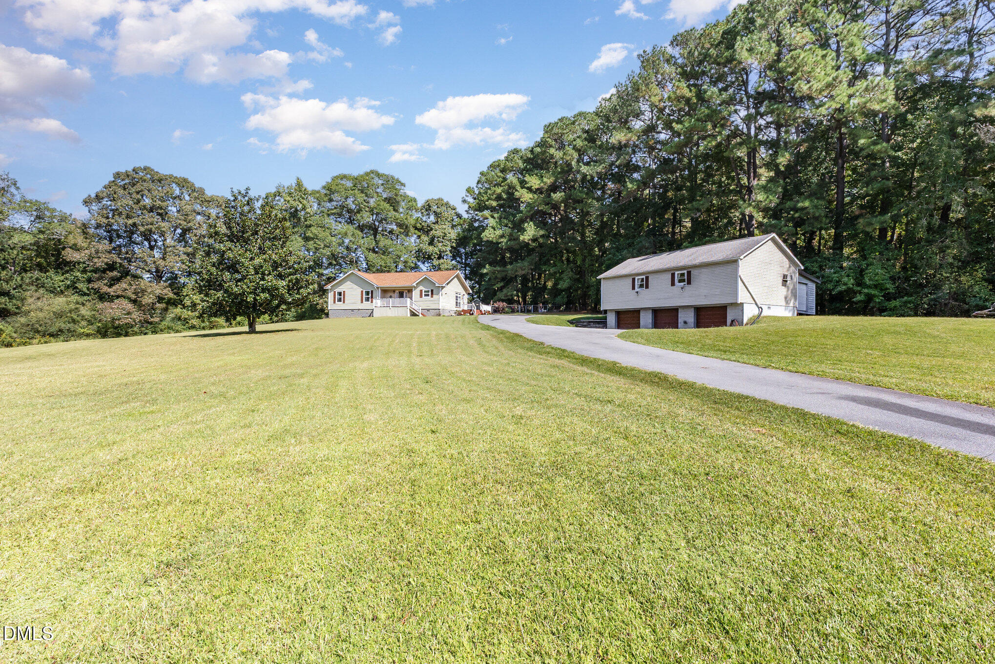 365 Landmark Road Willow Spring, NC 27592 - Photo 2 of 27 a swimming pool with some trees in the background