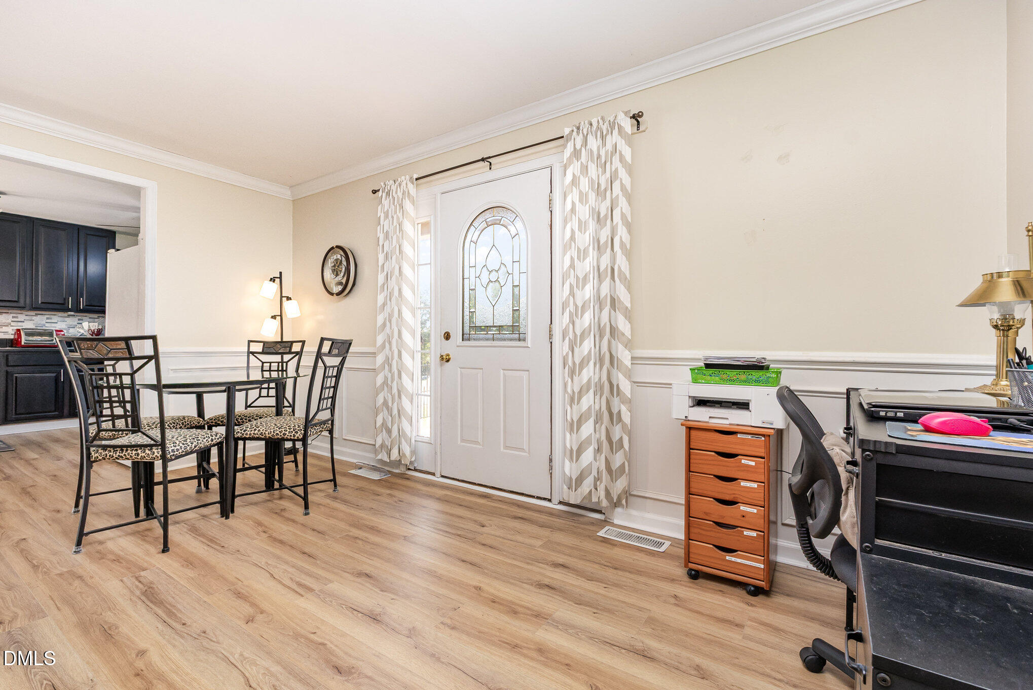 365 Landmark Road Willow Spring, NC 27592 - Photo 7 of 27 a dining room with furniture and wooden floor