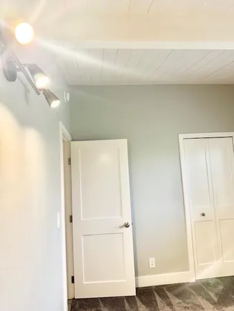 a view of a closet area of the house