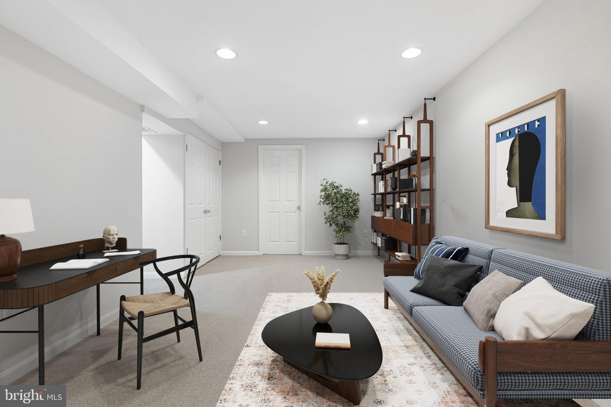 2404 Rosedown Drive Reston, VA 20191 - Photo 39 of 56 Basement rec room 1