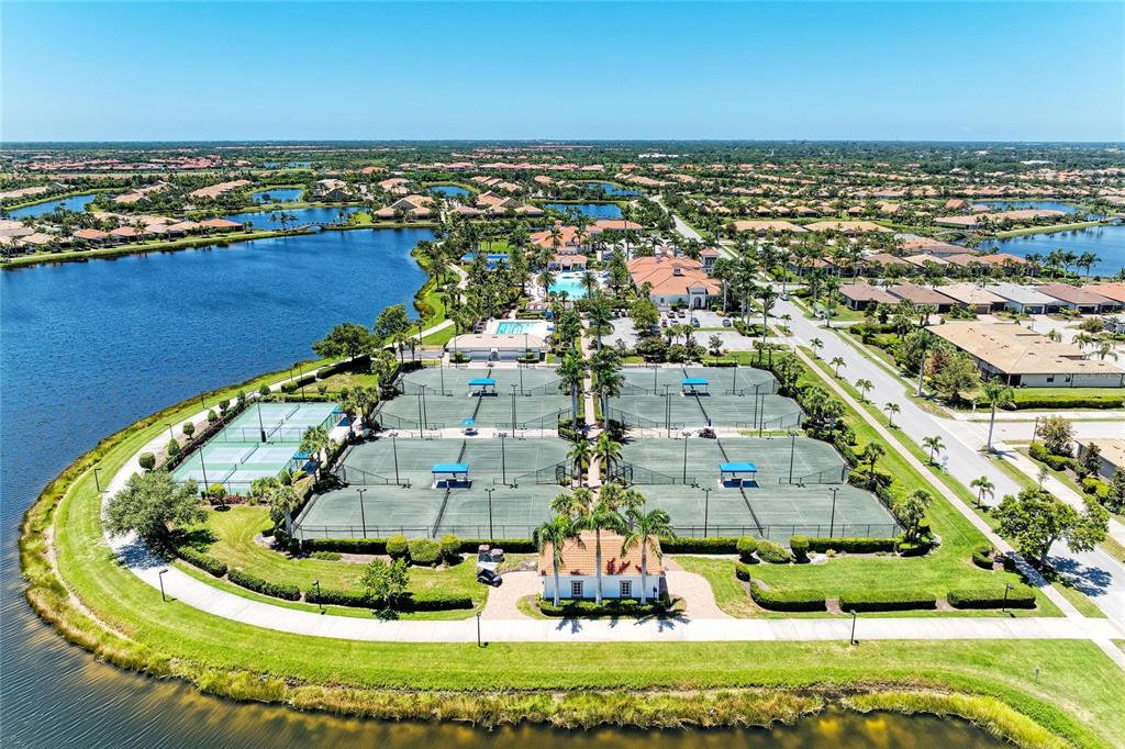 6073 Erice Street Venice, FL 34293 - Photo 54 of 71 an aerial view of a house with a ocean view