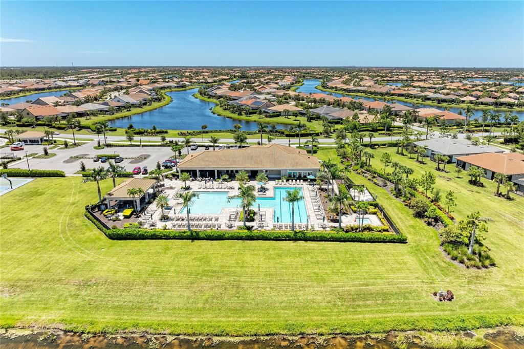 6073 Erice Street Venice, FL 34293 - Photo 67 of 71 a view of a swimming pool with an ocean view