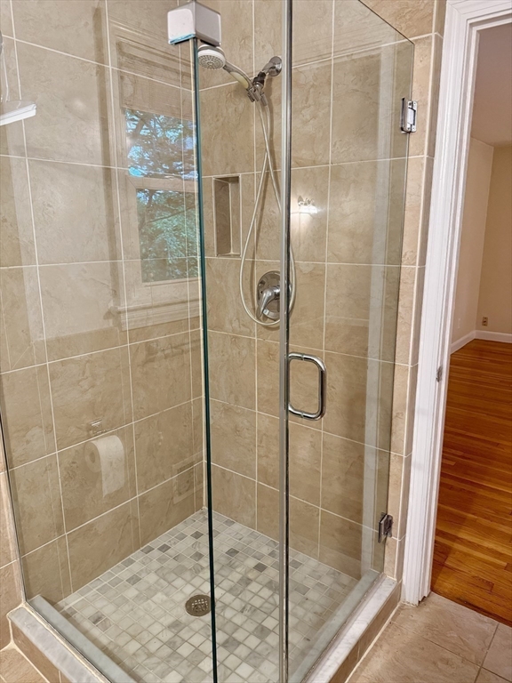 14 Lilac Circle Wellesley, MA 02482 - Photo 12 of 35 a bathroom with a shower