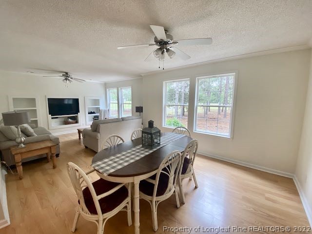 670 Shady Grove Road Carthage, NC 28327 - Photo 7 of 34 a view of a dining room with furniture window and wooden floor