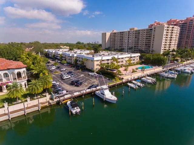 a view of a city with tall buildings