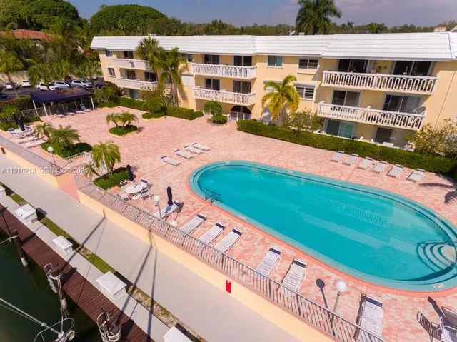 a view of building with an outdoor space