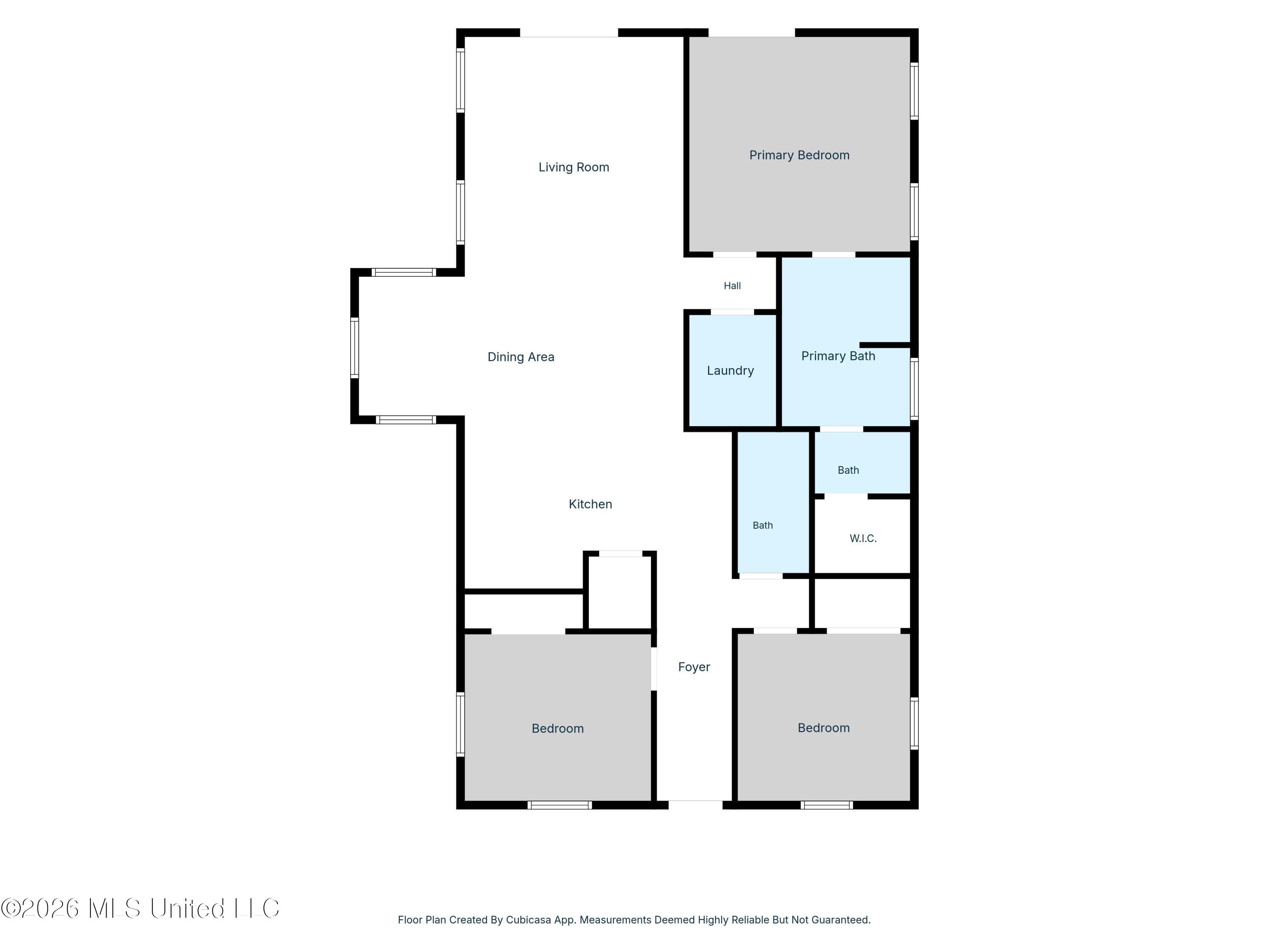 209 White Harbor Road Long Beach, MS 39560 - Photo 35 of 35 2D Floor plan for 202 White Harbor Road