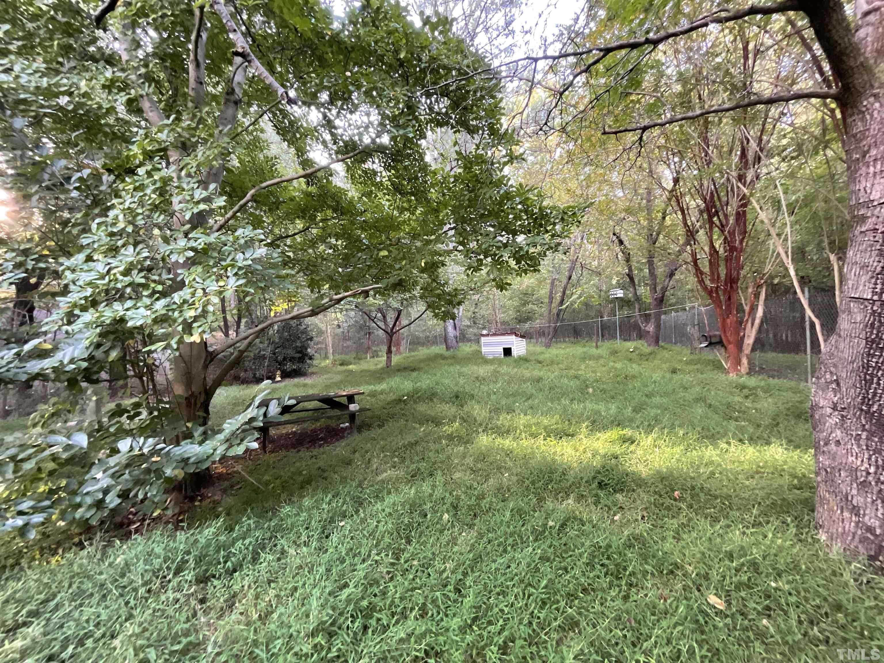 8229 Holly Springs Road Raleigh, NC 27606 - Photo 10 of 24 a view of a green field with lots of bushes