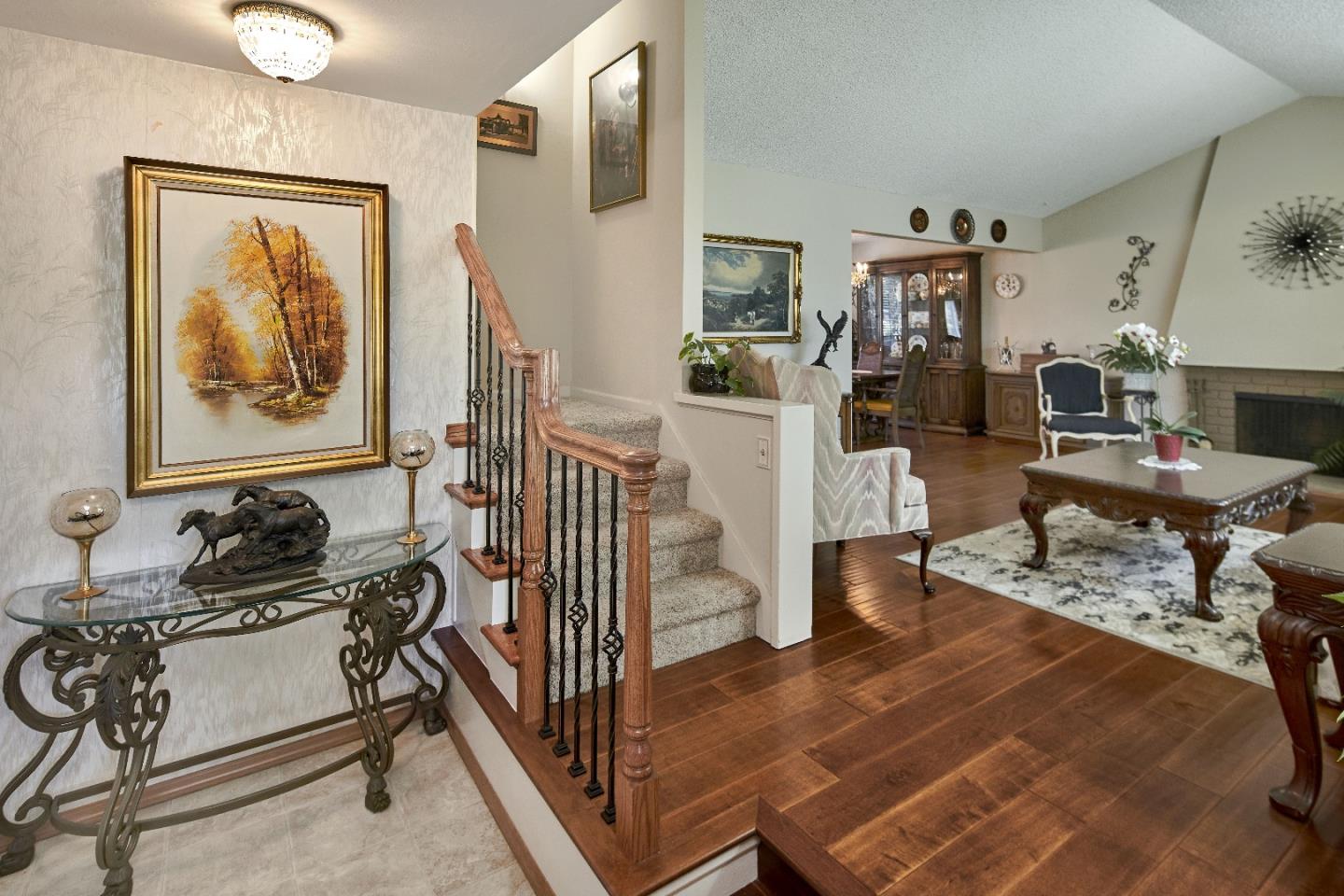 763 Upton Way San Jose, CA 95136 - Photo 5 of 32 a living room with furniture and wooden floor