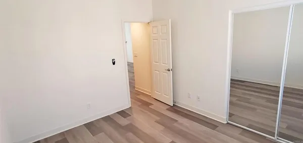 a view of a closet