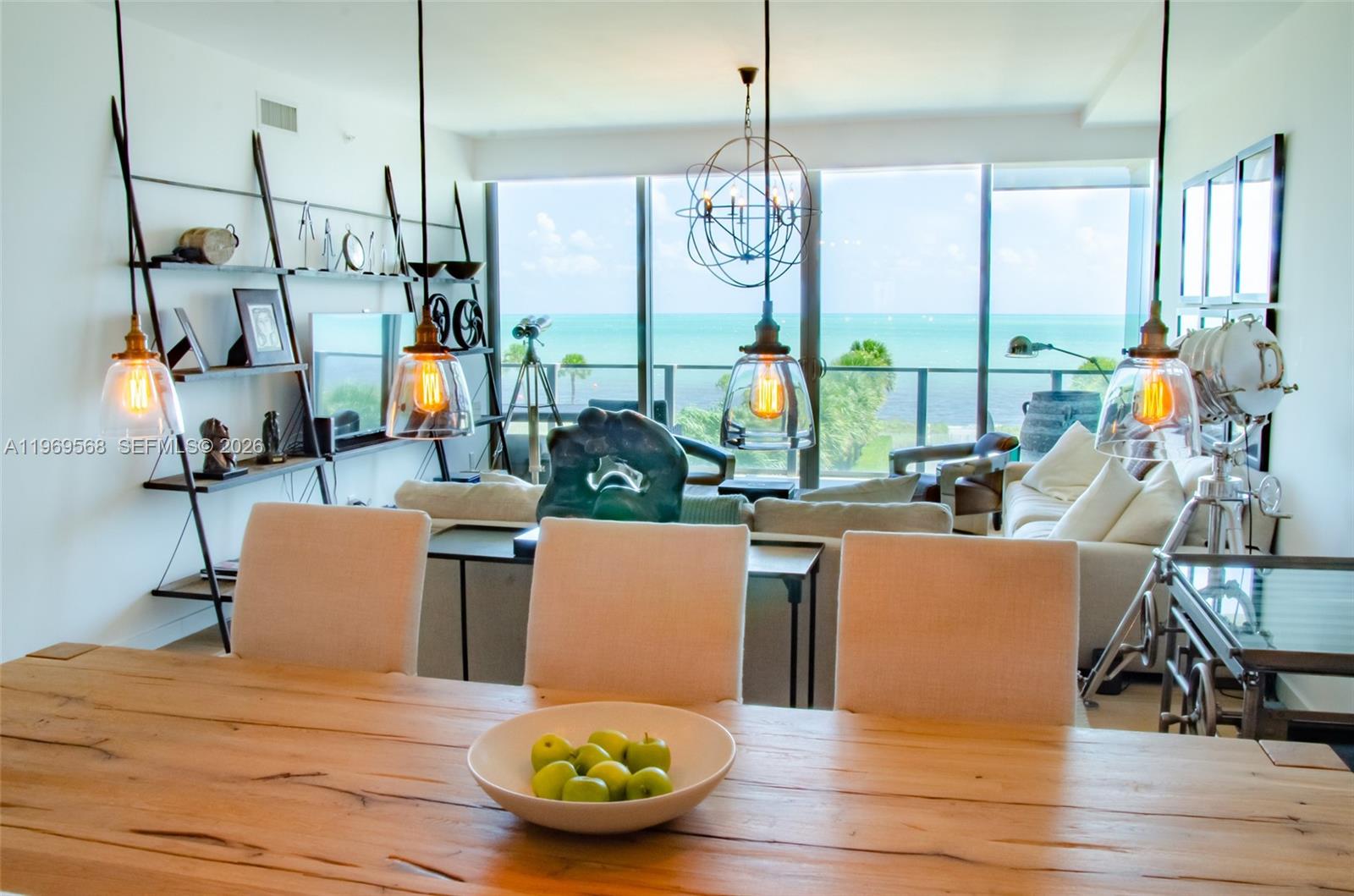 350 Ocean Drive, Unit 406N Key Biscayne, FL 33149 - Photo 12 of 41 a view of living room with furniture and window
