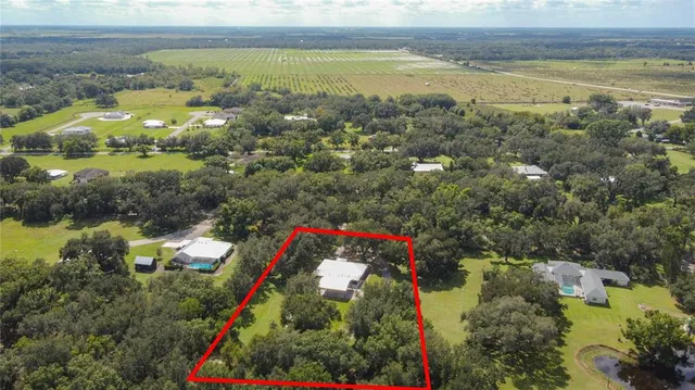 a house view with a garden space