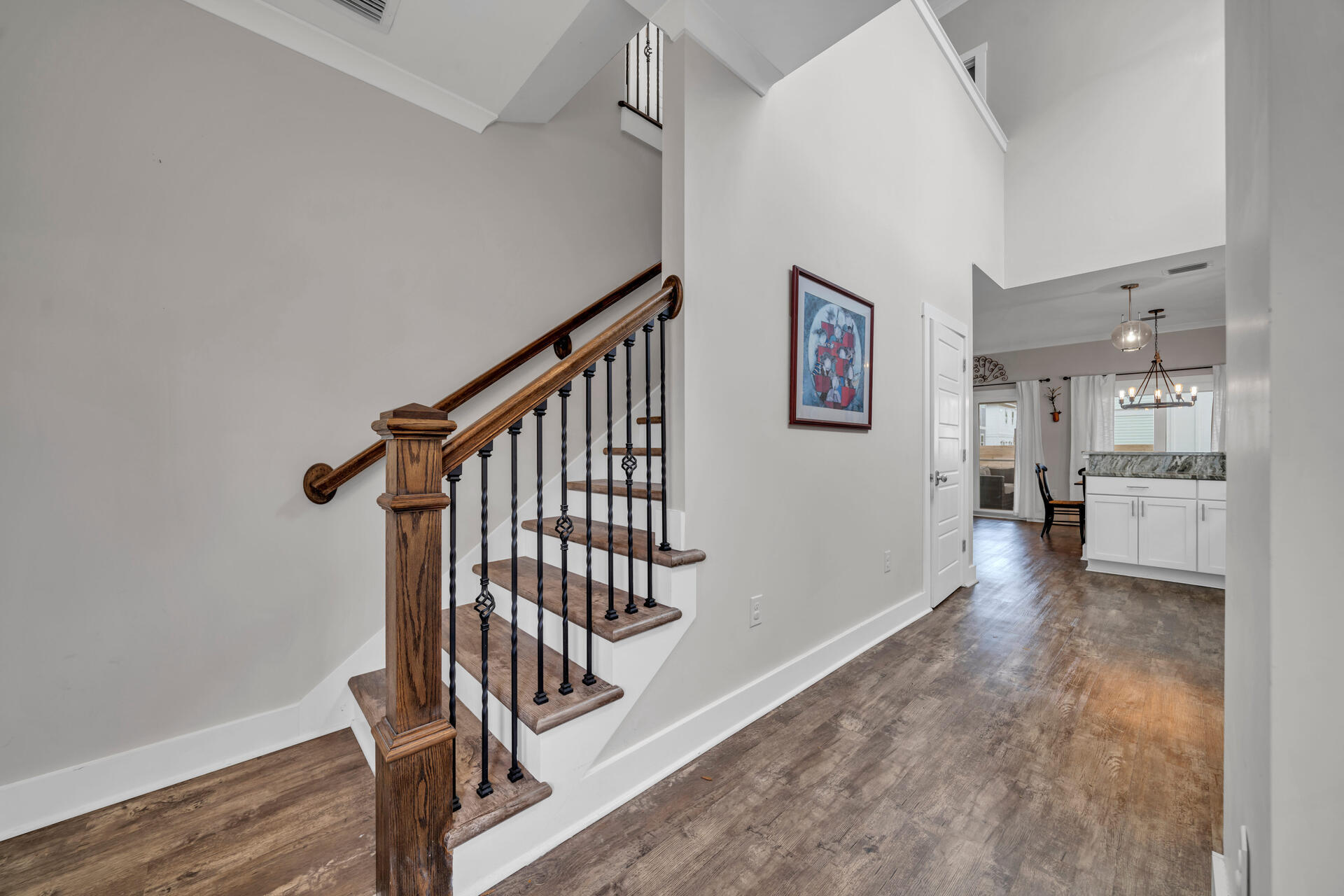 271 Rearden Way Santa Rosa Beach, FL 32459 - Photo 18 of 34 a view of a hallway with staircase