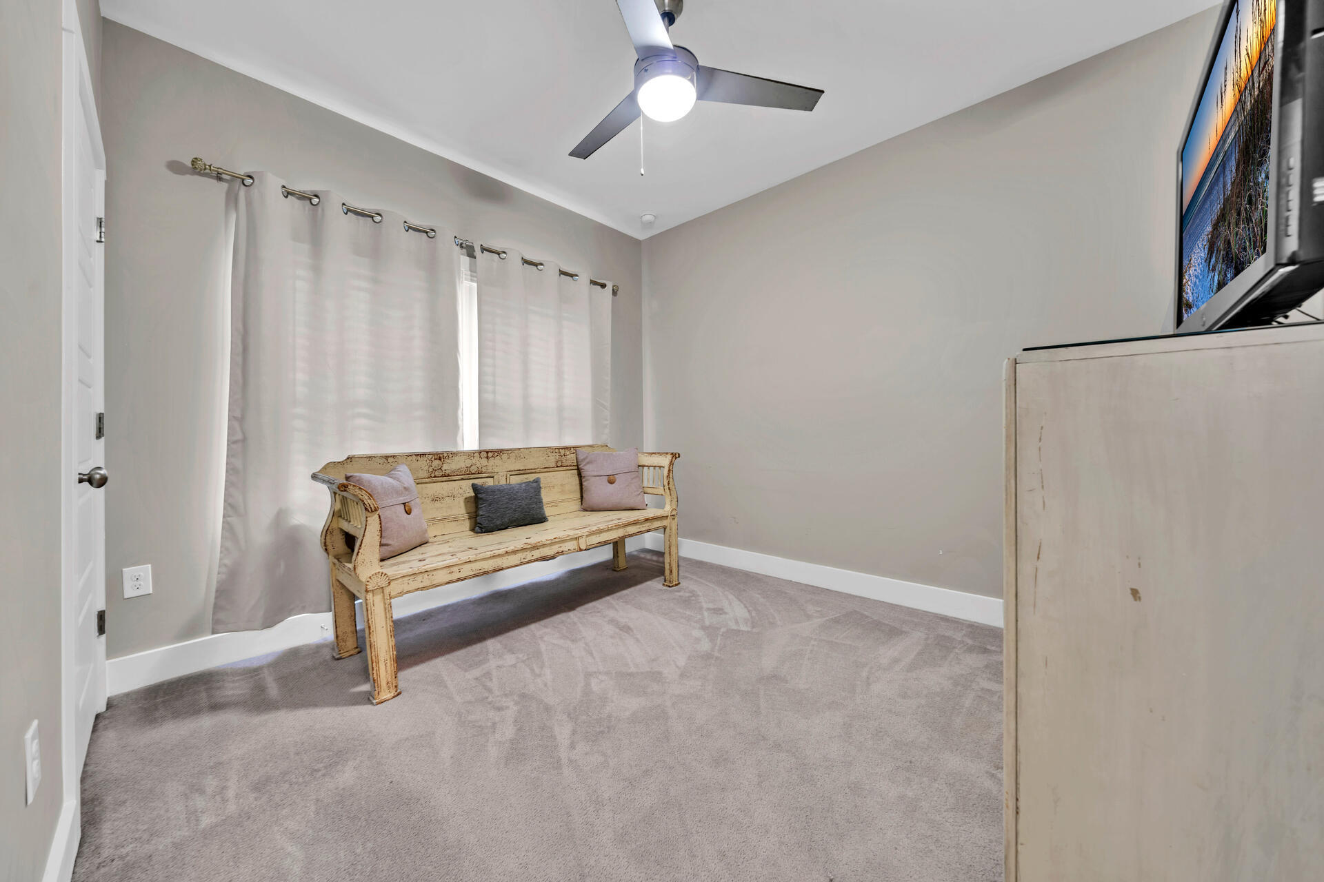 271 Rearden Way Santa Rosa Beach, FL 32459 - Photo 19 of 34 a living room with furniture and a ceiling fan