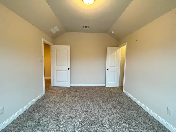 a close view of closet