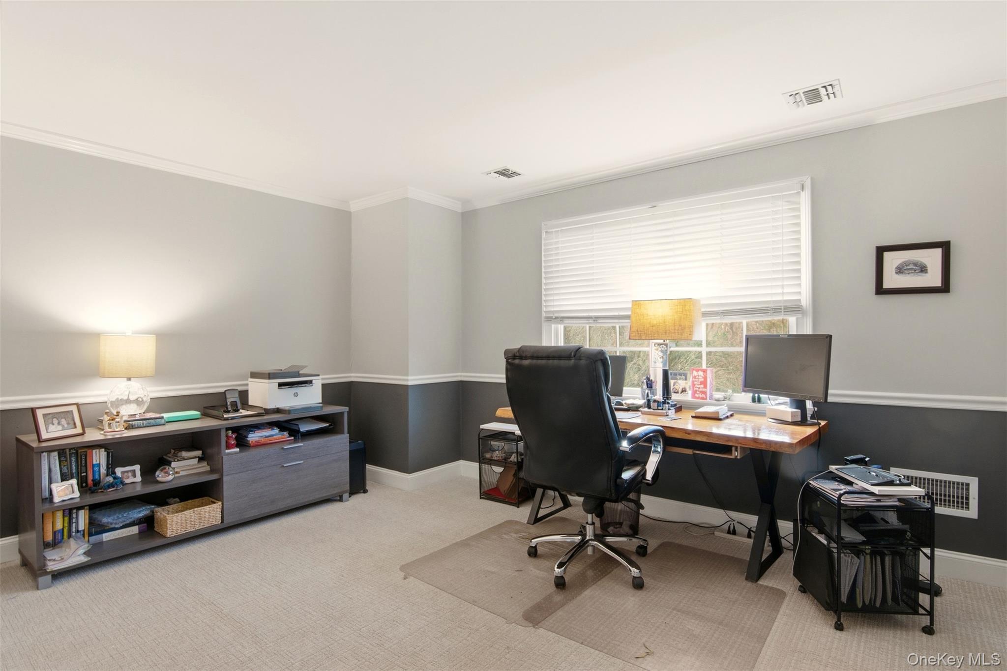 4 Daniel Way Setauket, NY 11733 - Photo 34 of 50 a view of a workspace with furniture and a window