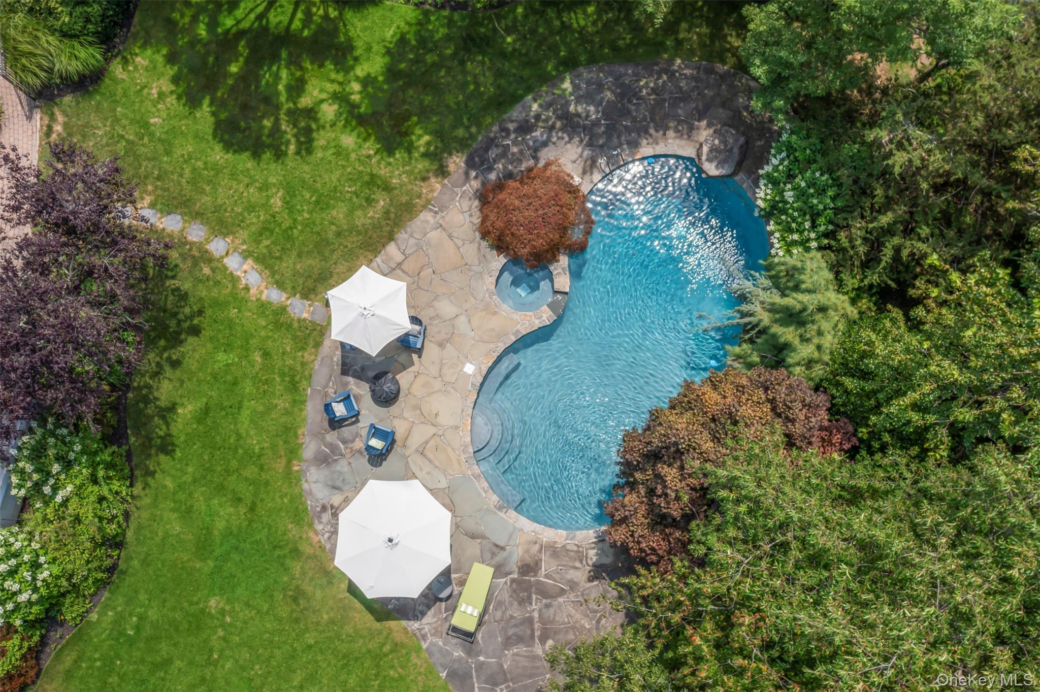 4 Daniel Way Setauket, NY 11733 - Photo 49 of 50 an aerial view of a house with a yard and large trees