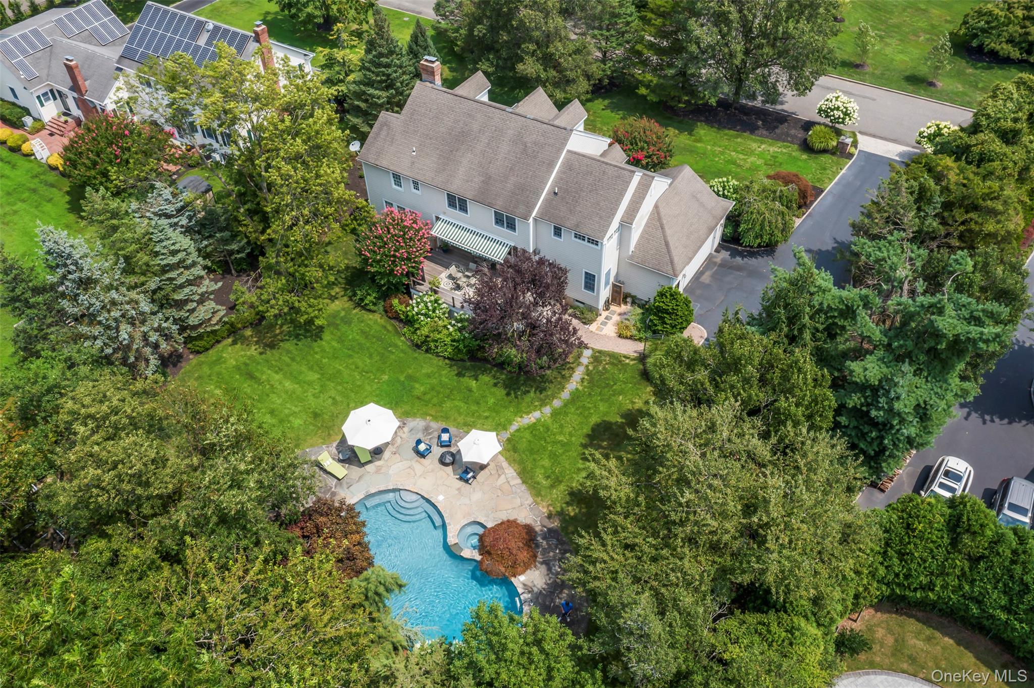 4 Daniel Way Setauket, NY 11733 - Photo 50 of 50 an aerial view of a house with outdoor space and street view