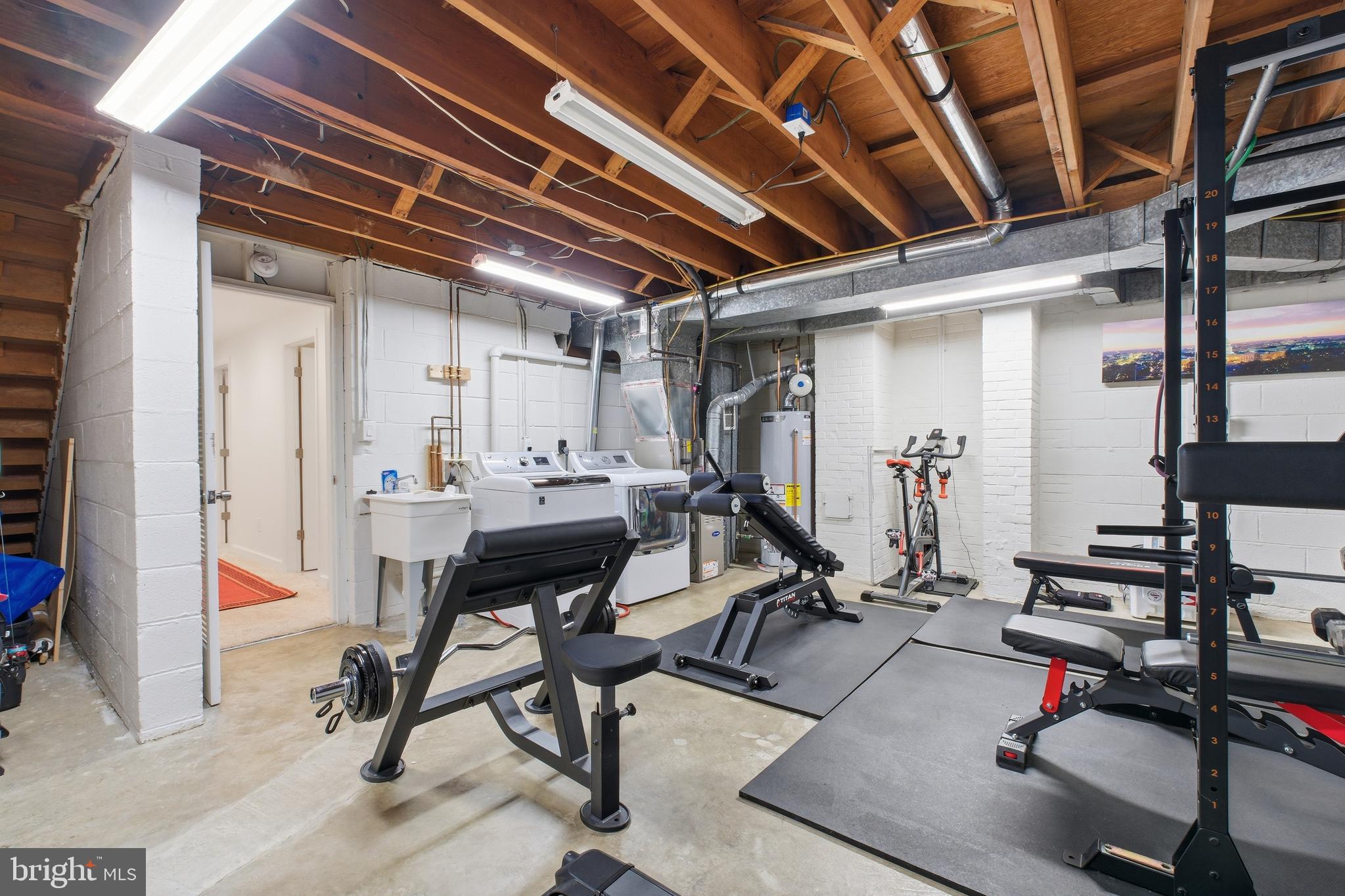 4848 Reservoir Road Northwest Washington, DC 20007 - Photo 35 of 49 a view of a room with gym equipment