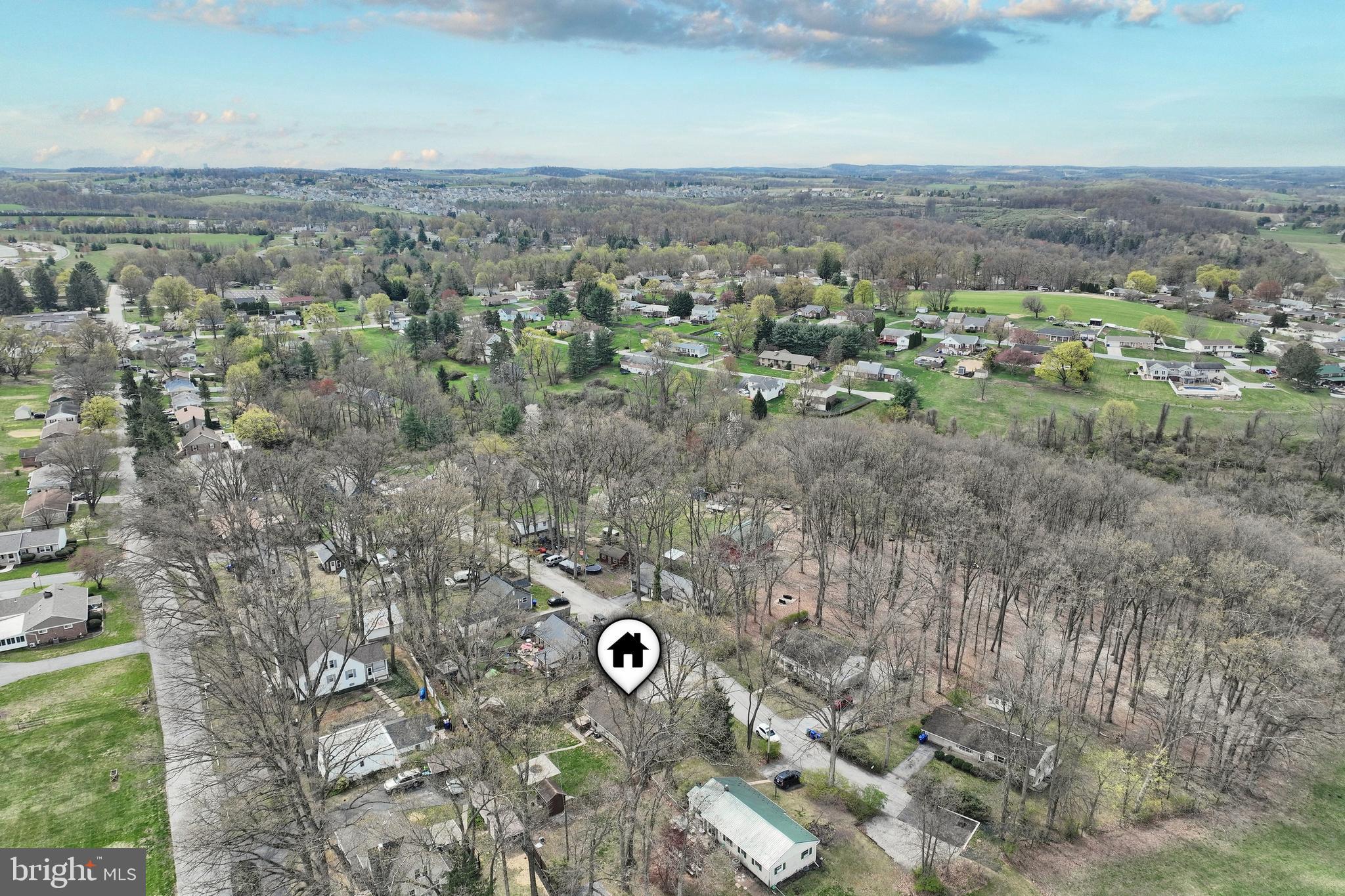 13 Circle Drive Jacobus, PA 17407 - Photo 48 of 53 an aerial view of a house with a mountain