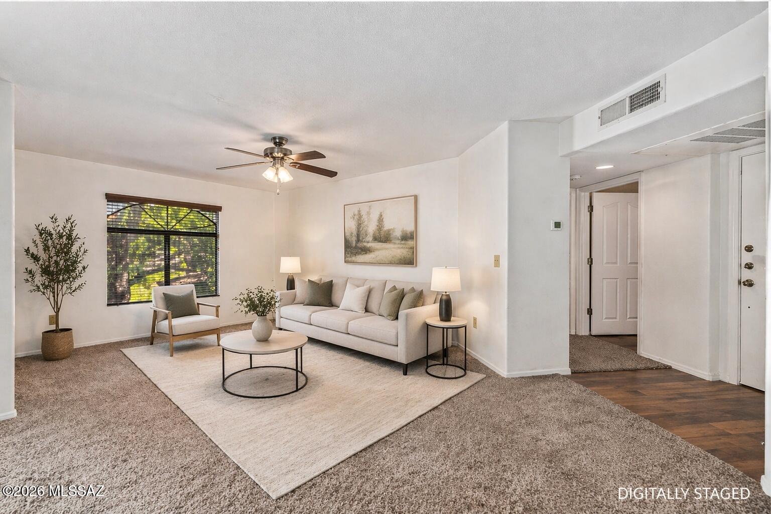 5751 North Kolb Road, Unit 42202 Tucson, AZ 85750 - Photo 2 of 22 digitally_staged_minimal_living_room