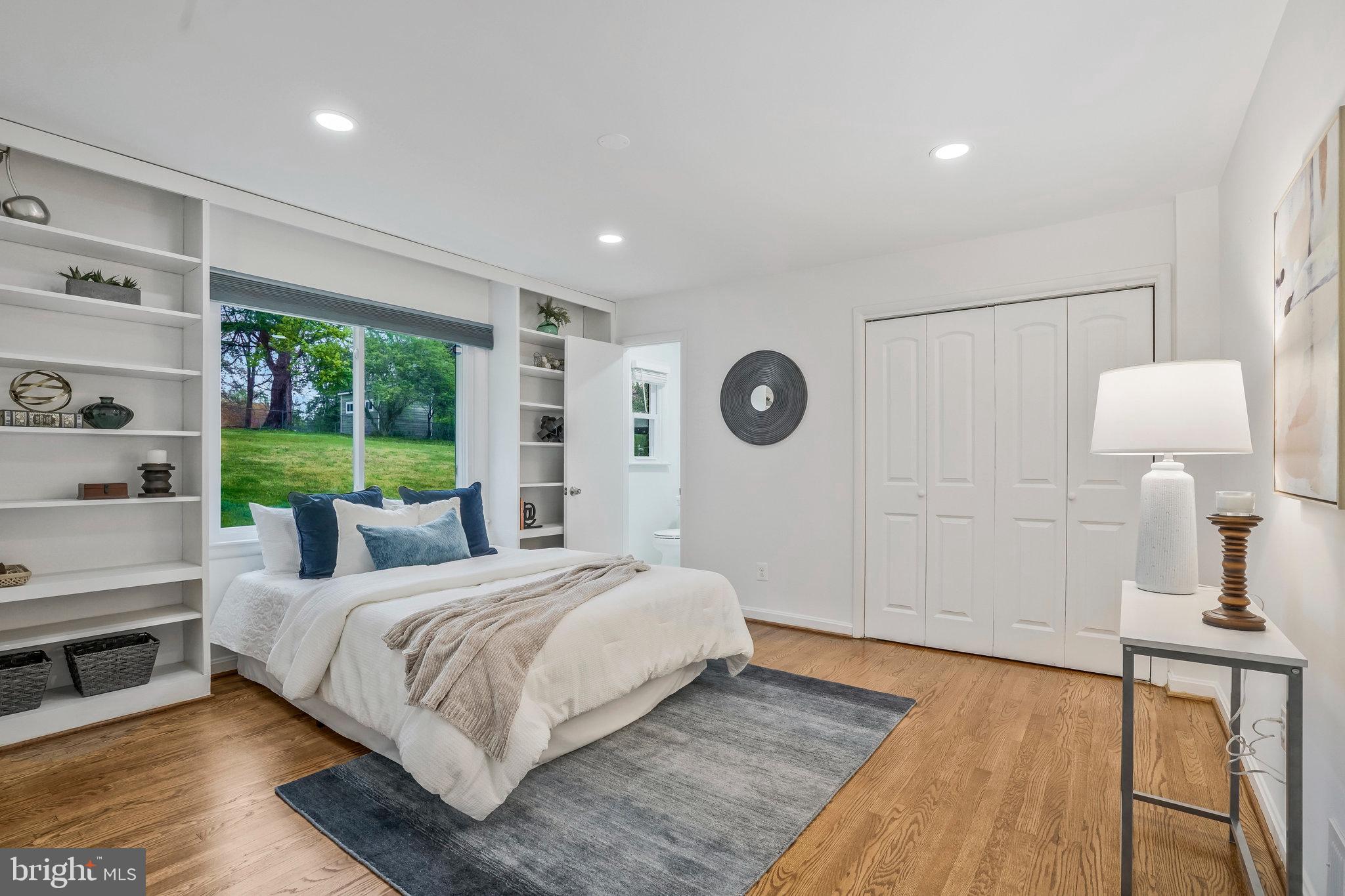 6436 Elmdale Road Alexandria, VA 22312 - Photo 21 of 46 Primary bedroom w/built-ins + en-suite