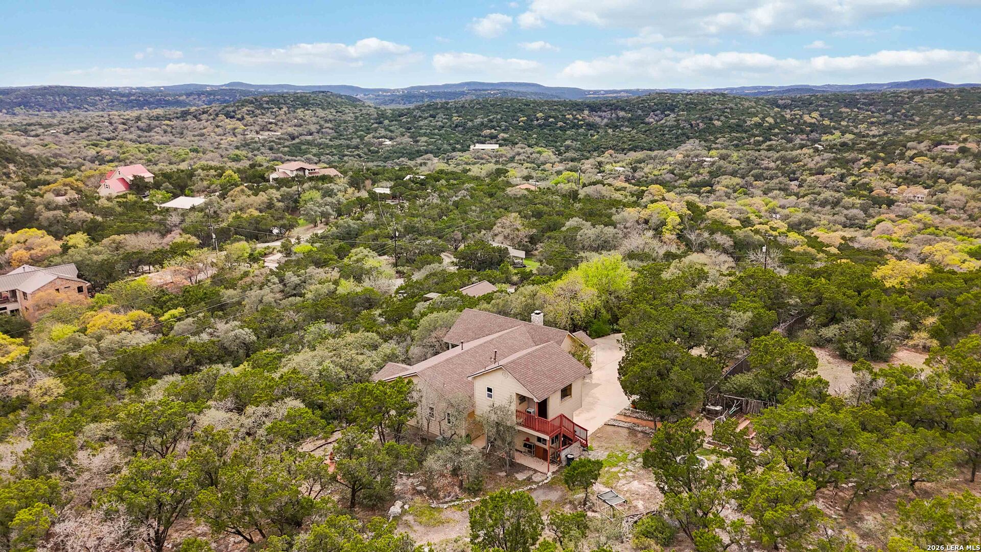 19708 Nottingham Lane Grey Forest, TX 78023 - Photo 61 of 67 an aerial view of residential houses with outdoor space