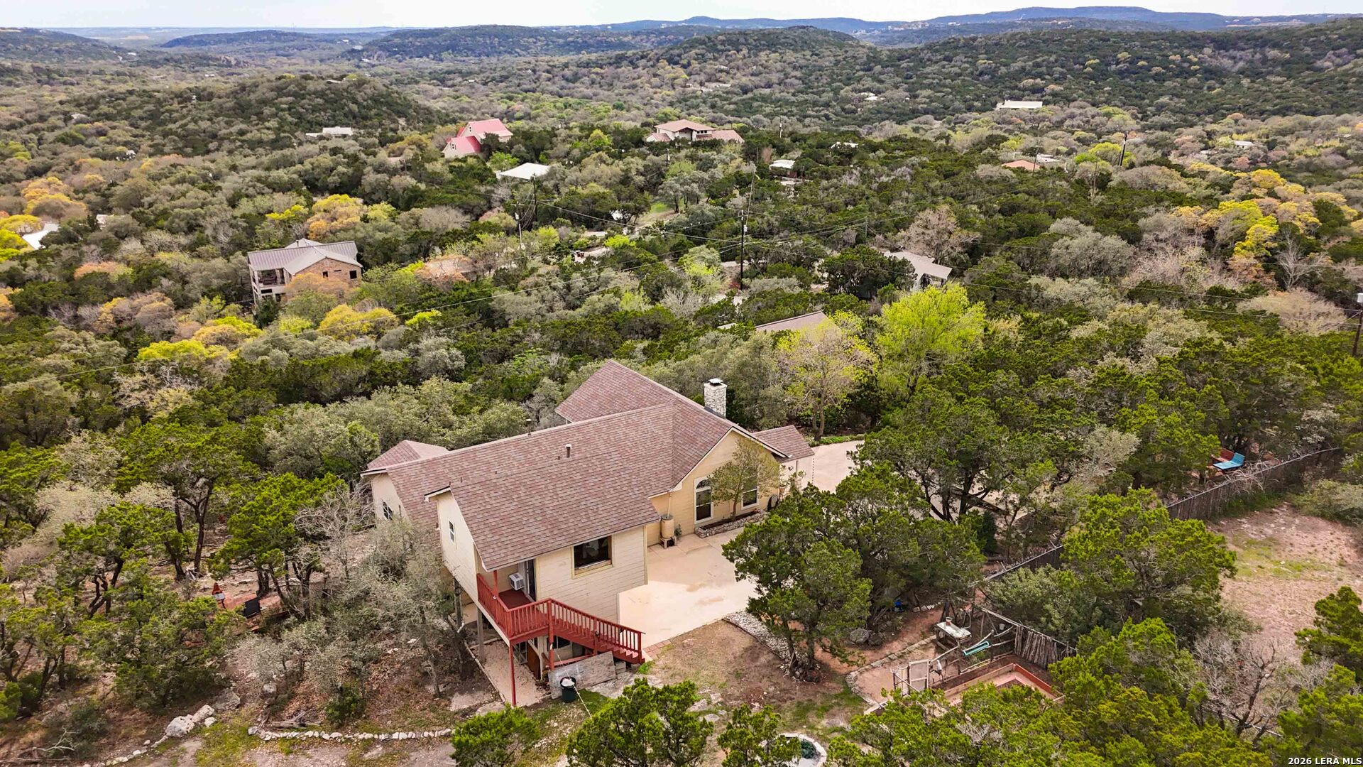 19708 Nottingham Lane Grey Forest, TX 78023 - Photo 62 of 67 an aerial view of residential houses with outdoor space