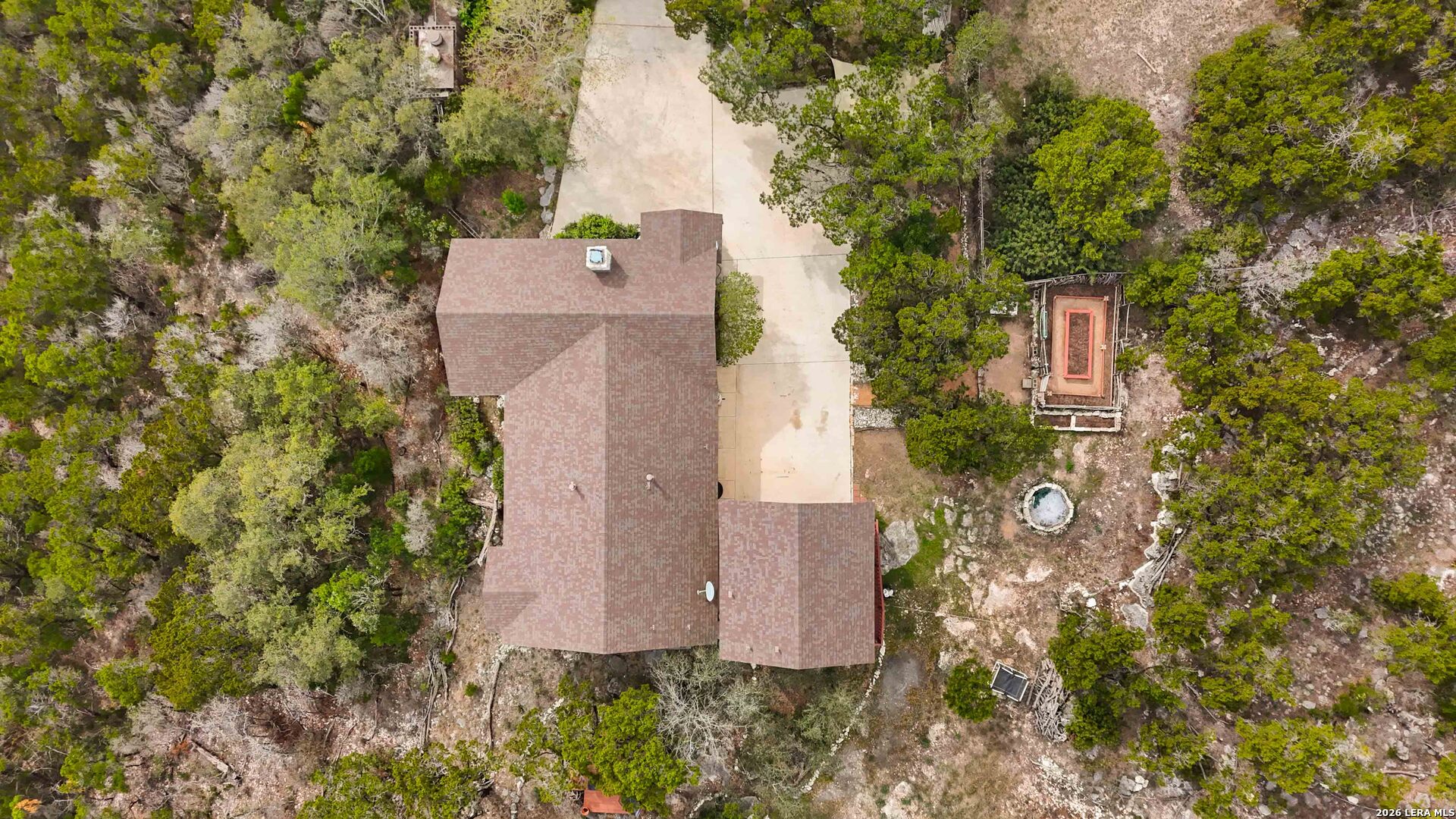 19708 Nottingham Lane Grey Forest, TX 78023 - Photo 63 of 67 an aerial view of a house with yard