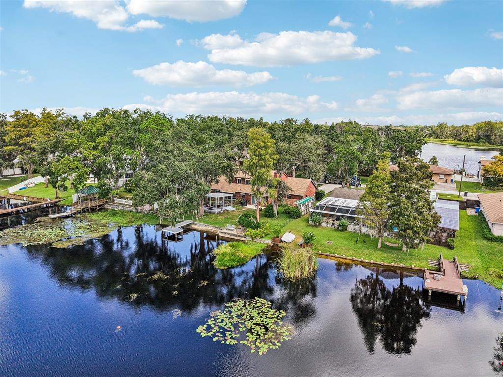 19254 Blount Road Lutz, FL 33558 - Photo 3 of 34 a view of a lake with a city