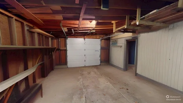 a view of storage and utility room